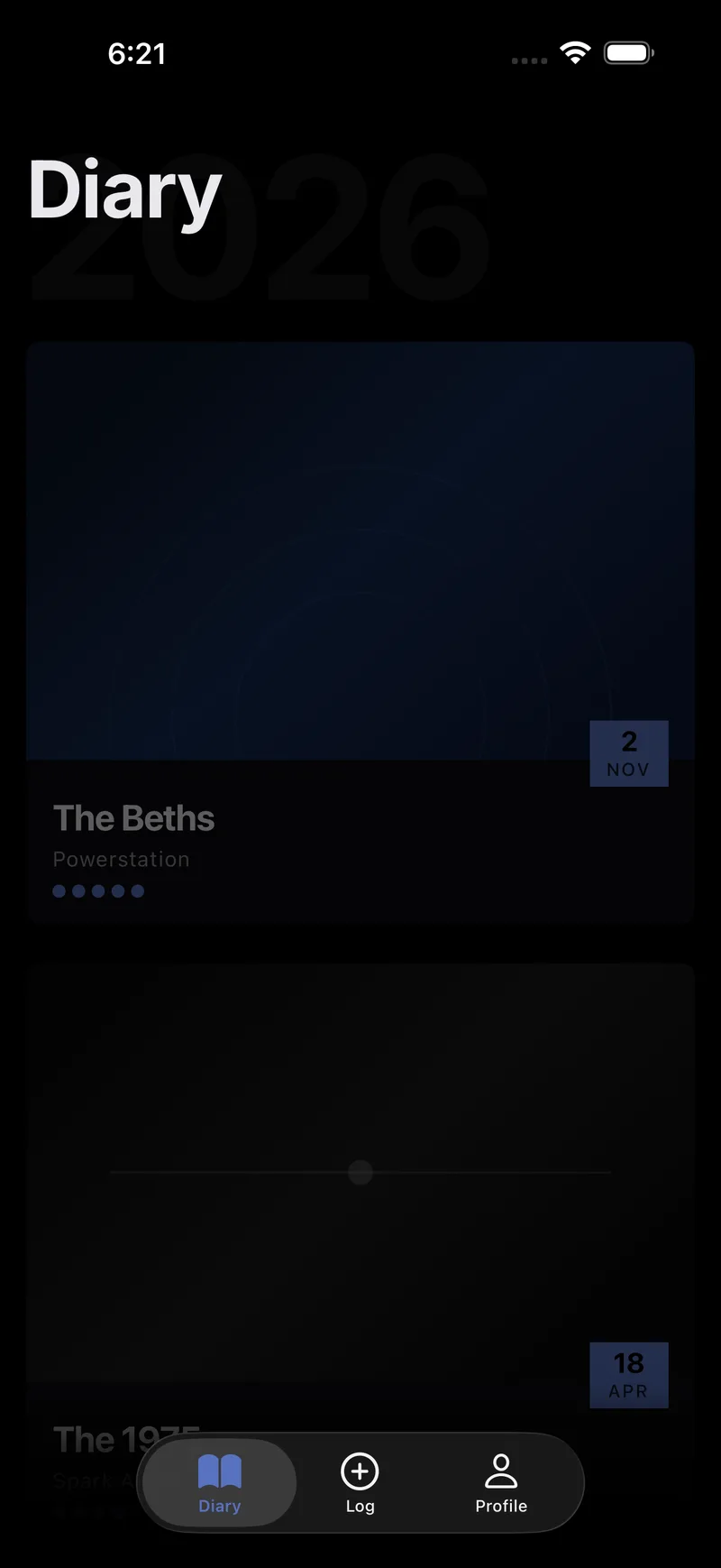 Afterlight selected interface